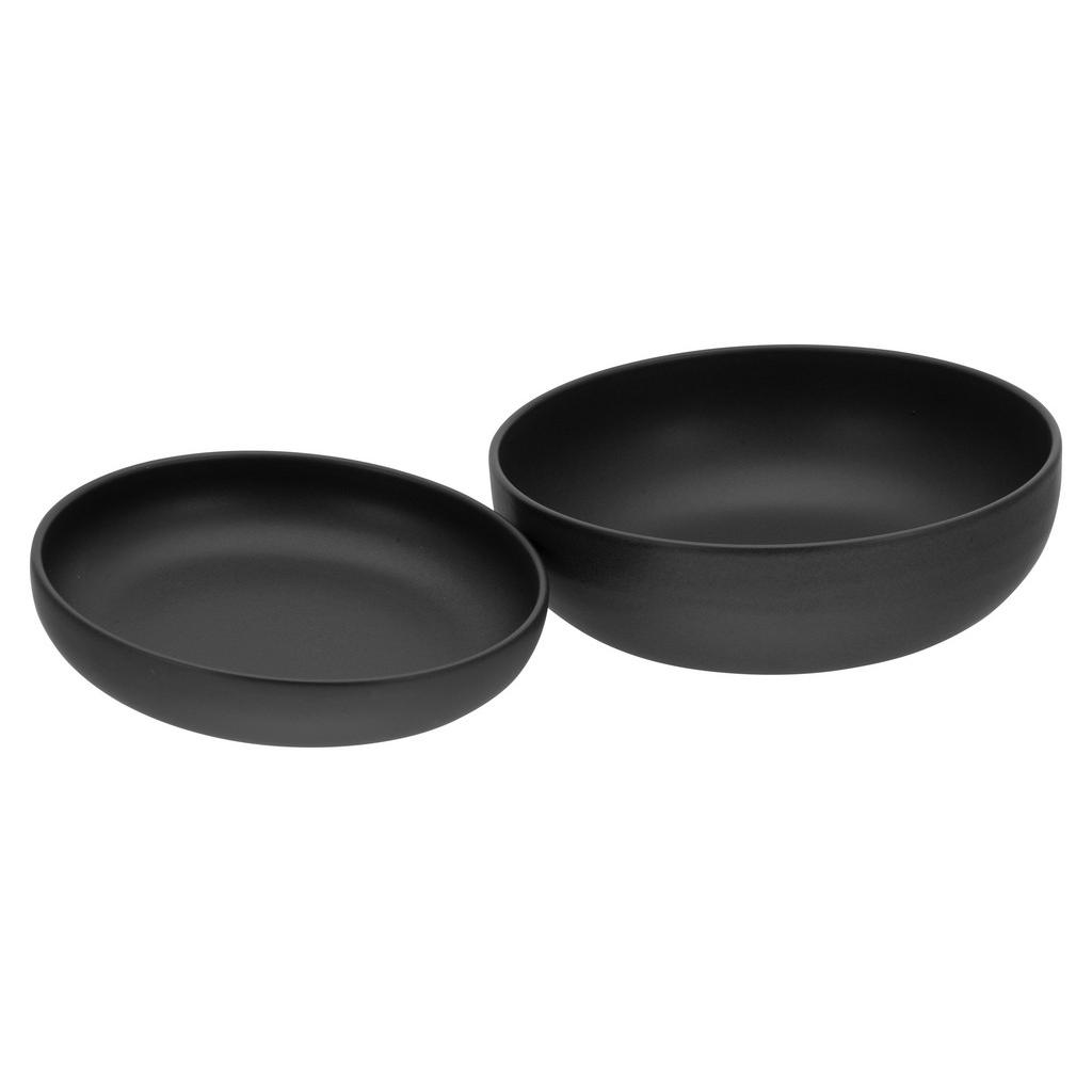 CreaTable Salatschalenset Uno Sand sand Steinzeug 2 tlg. günstig online kaufen