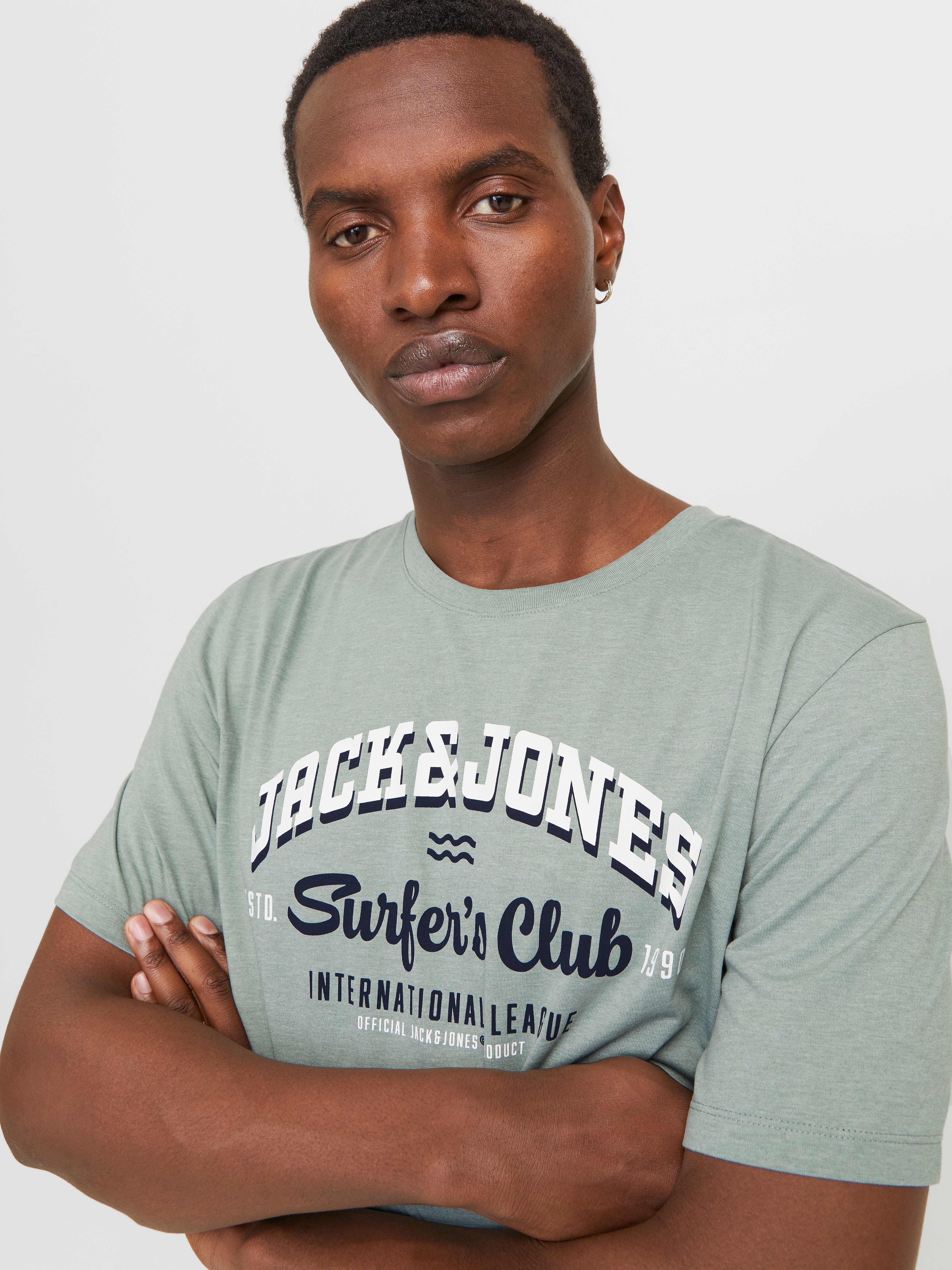 Jack & Jones Rundhalsshirt "JJELOGO TEE SS O-NECK 2 COL SS25 SN", mit Logo günstig online kaufen