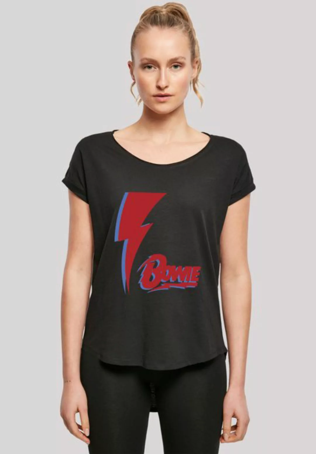 F4NT4STIC T-Shirt David Bowie Red Bolt Print günstig online kaufen