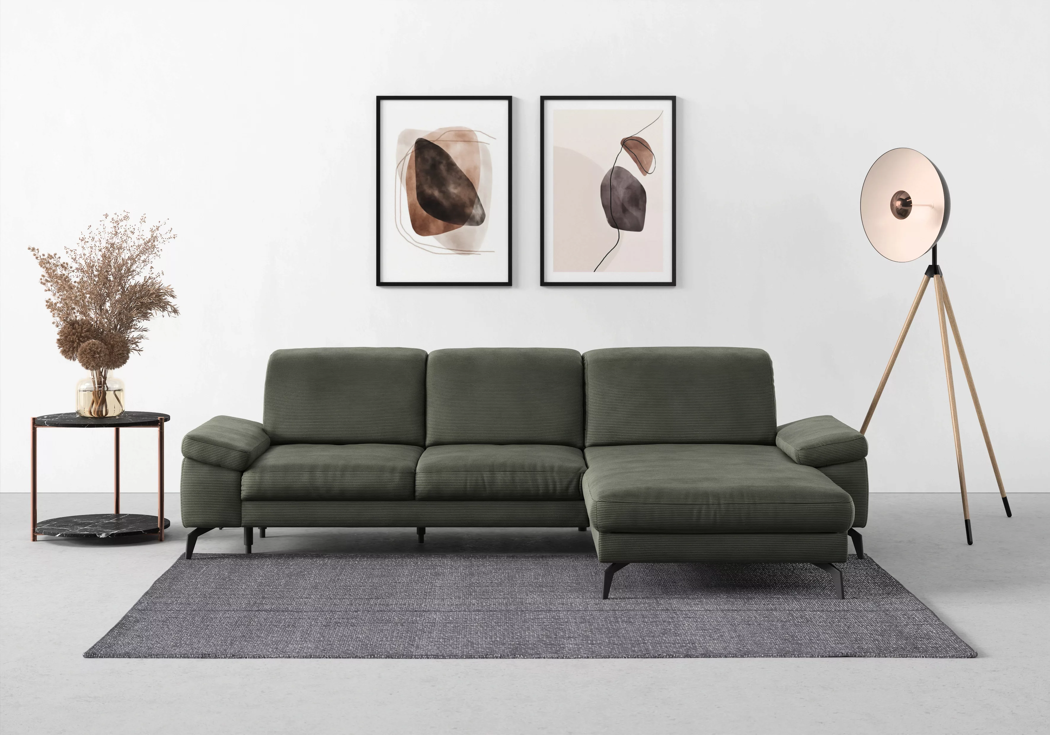 sit&more Ecksofa "Cabana L-Form", Recamiere, wahlweise mit Sitztiefen-, Arm günstig online kaufen