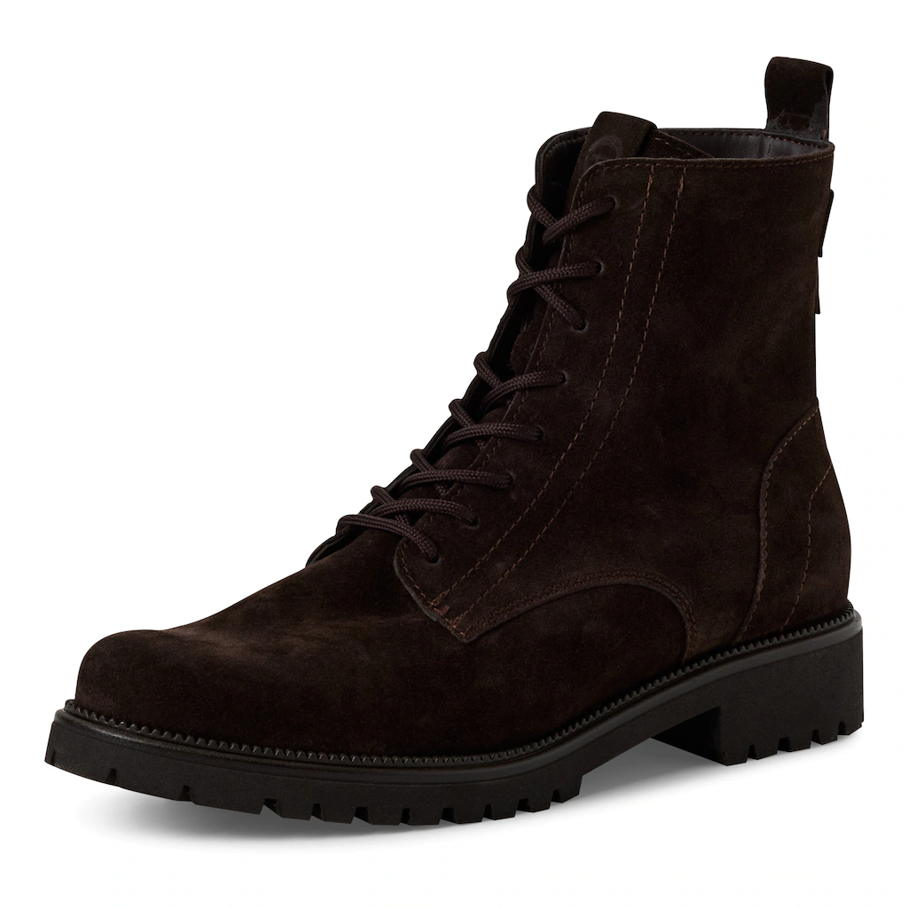 Tamaris Schnürstiefelette, Blockabsatz, Schnürboots, Businessschuh mit deze günstig online kaufen