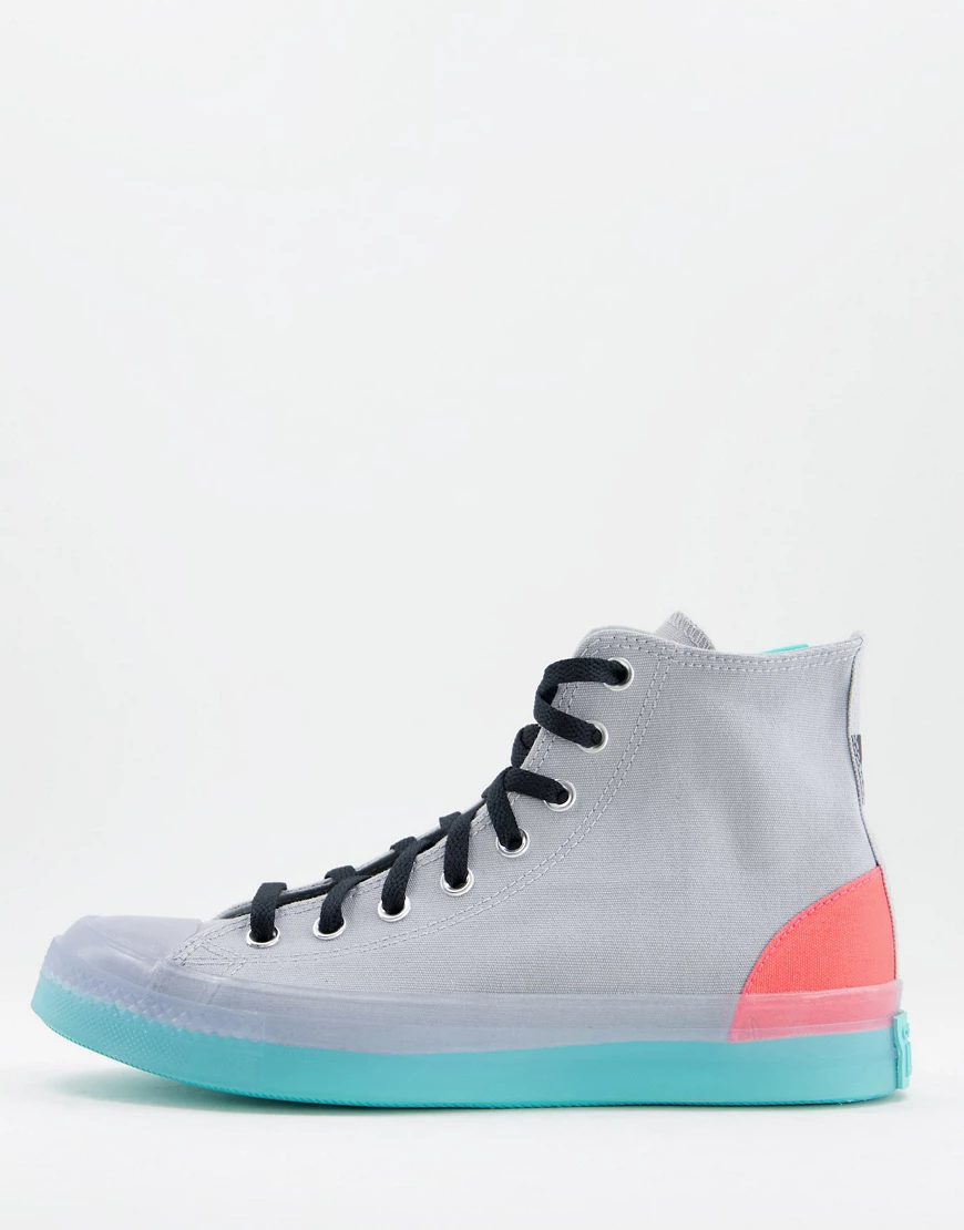 Converse – Chuck Taylor Hi CX Mono Utility – Sneaker aus Stretch-Leinen in günstig online kaufen