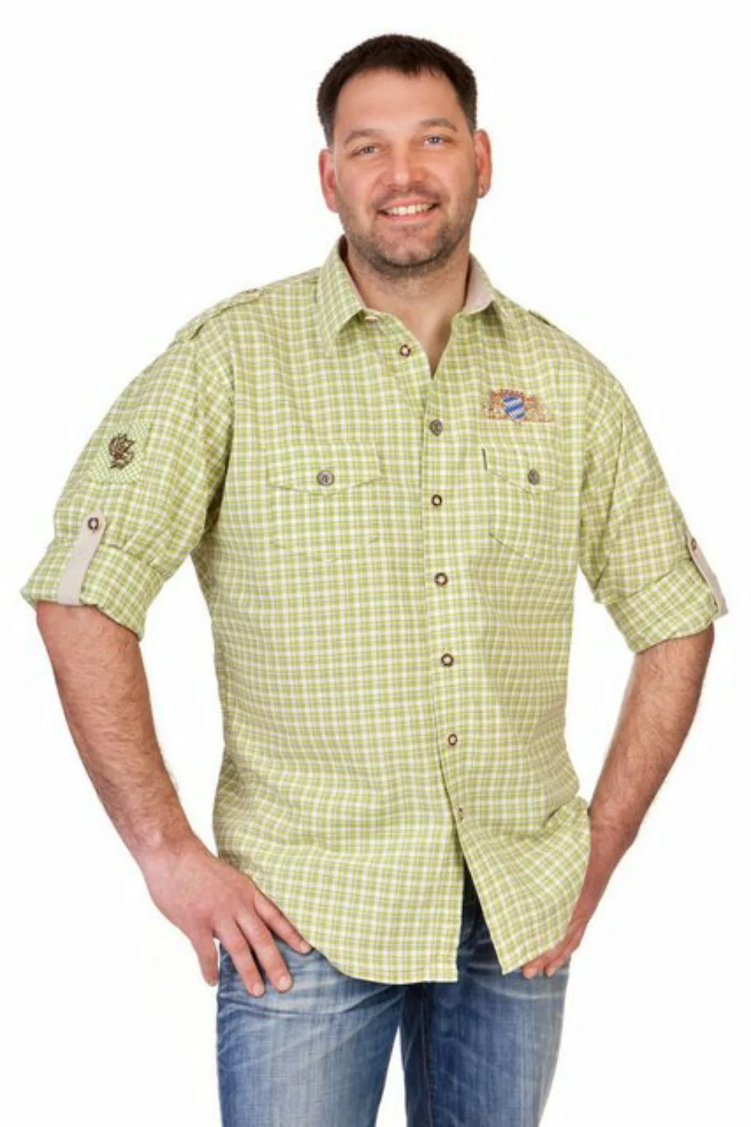 orbis Trachtenhemd Trachtenhemd - H102 - apfelgrün günstig online kaufen