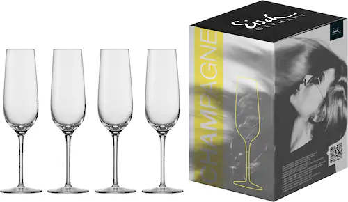 Eisch Sektglas »Vinezza«, (Set, 4 tlg.), bleifrei, 225 ml, 4-teilig günstig online kaufen