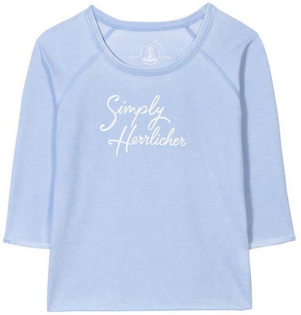 Herrlicher Sweater ANGELIKA mit Logo-Statement Stickerei "Simply Herrlicher günstig online kaufen