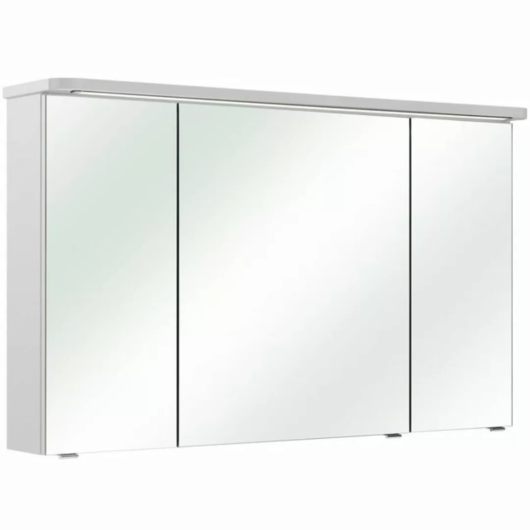 Lomadox Badezimmer Spiegelschrank FES-4005-66 Hochglanz Lack Polarweiß, mit günstig online kaufen