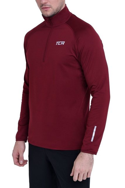 TCA Langarmshirt TCA Winter Run Langarm Laufshirt Herren - Cabernet, XL (1- günstig online kaufen