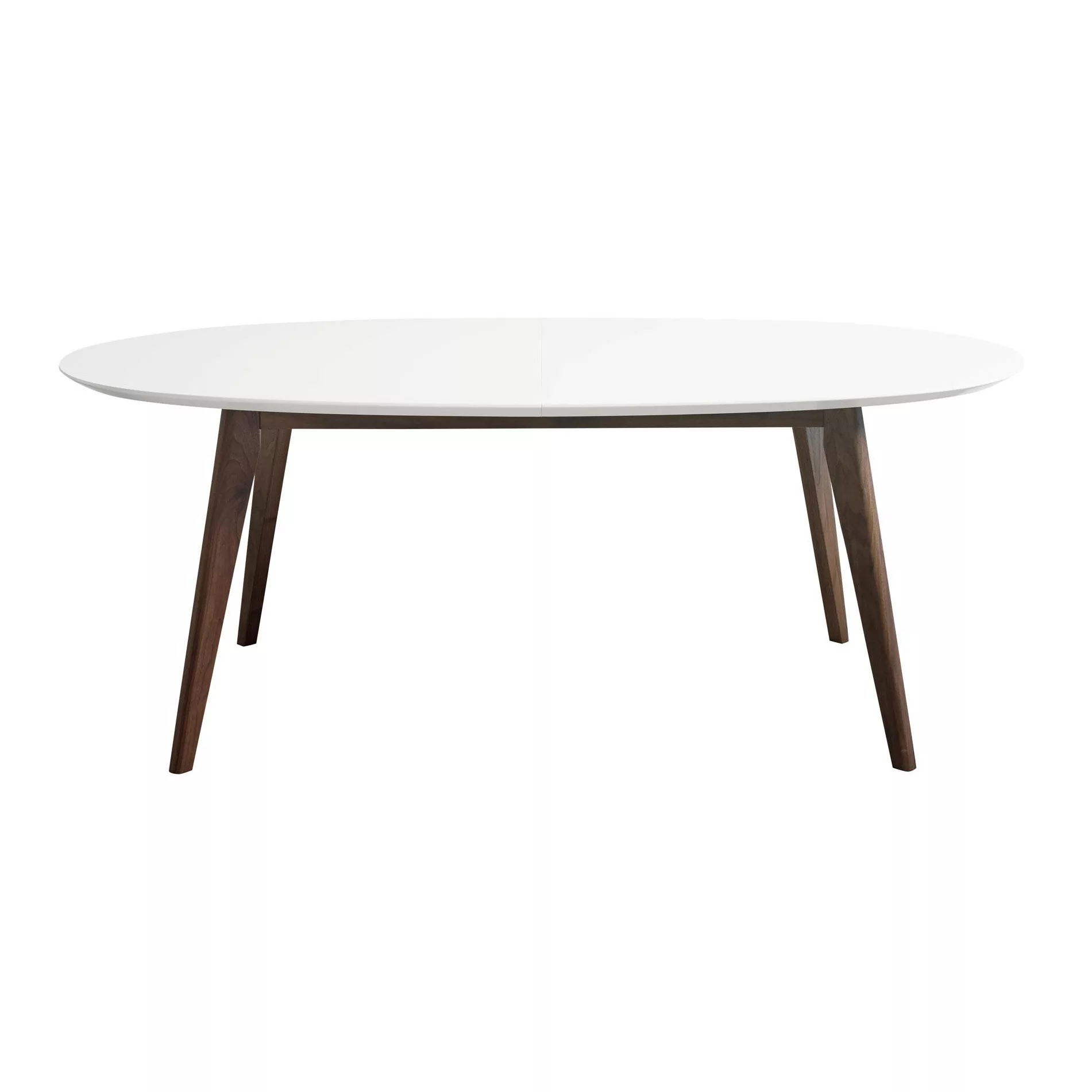 Andersen Furniture - DK10 Esstisch ausziehbar Beine Massivholz - weiß/Lamin günstig online kaufen