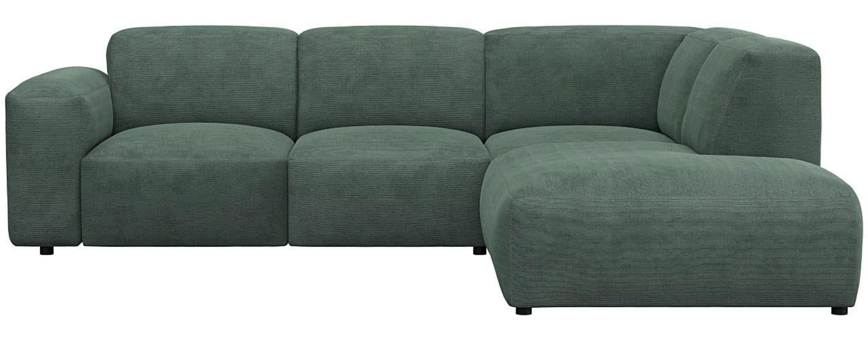 FLEXLUX Ecksofa »Lucera, super Sitzkomfort durch Kaltschaum im Sitz, L-Form günstig online kaufen