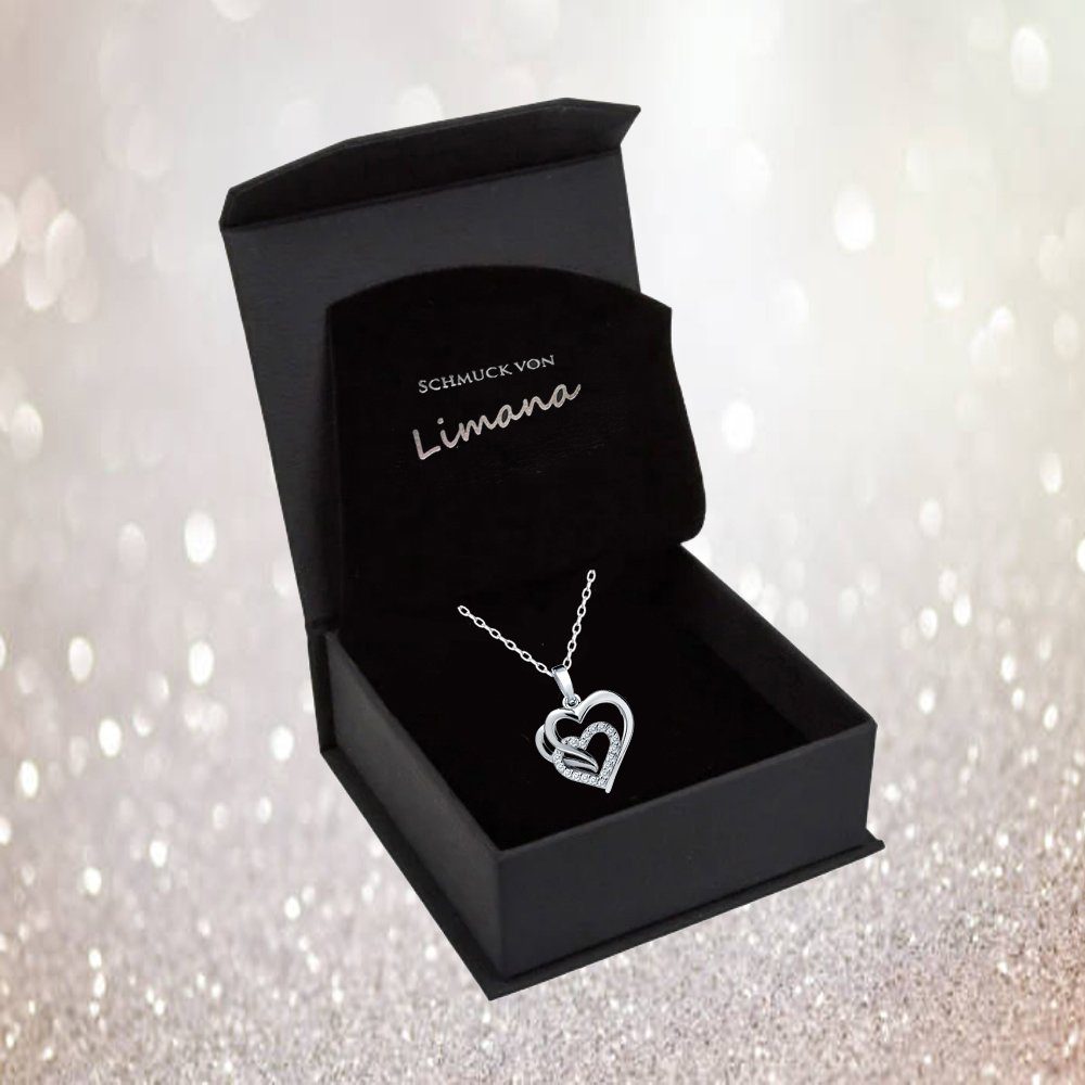 Limana Herzkette 925 Sterling Silber Zirkonia günstig online kaufen