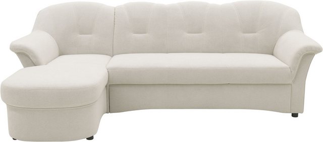 DOMO collection Ecksofa "Flores Schlafsofa, B/T/H: 233/142/86 cm, L-Form", günstig online kaufen