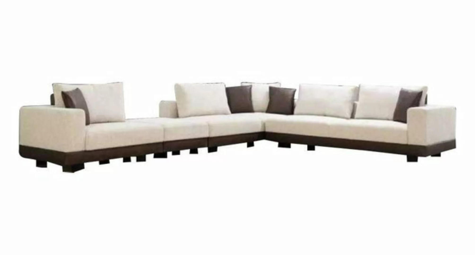 Xlmoebel Ecksofa Luxuriöses Ecksofa im Wohnzimmer mit L-Form, Textilbezug u günstig online kaufen