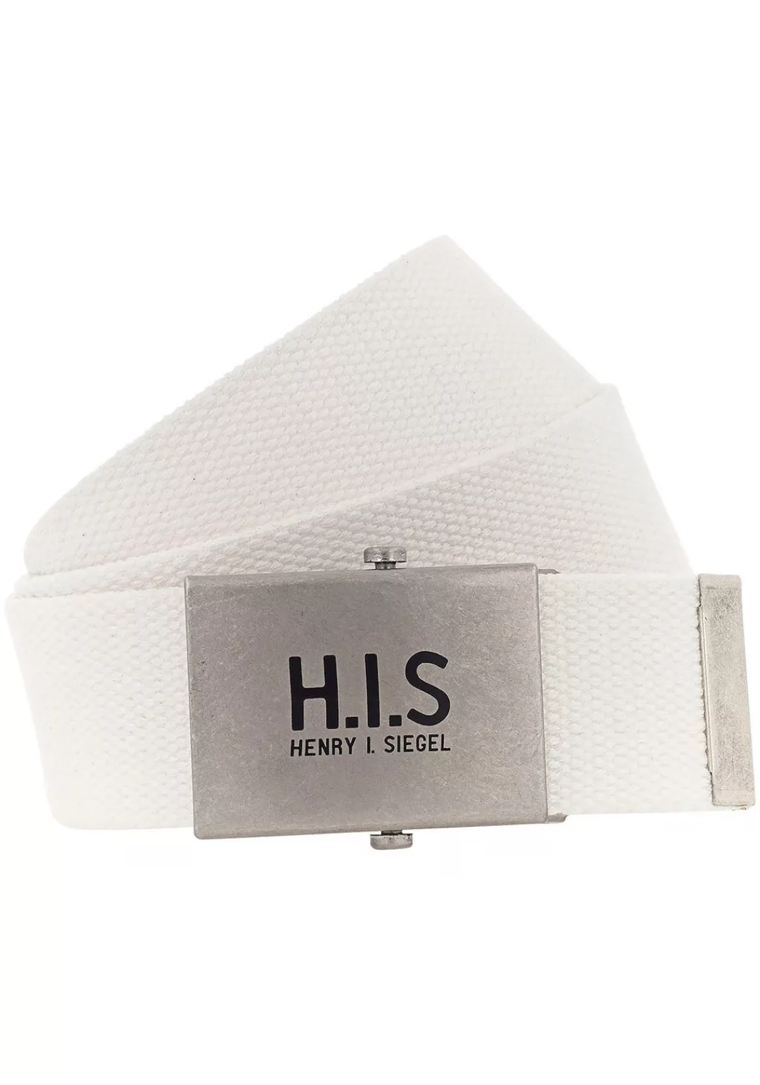 H.I.S Stoffgürtel, Bandgürtel mit H.I.S Logo auf der Koppelschließe günstig online kaufen