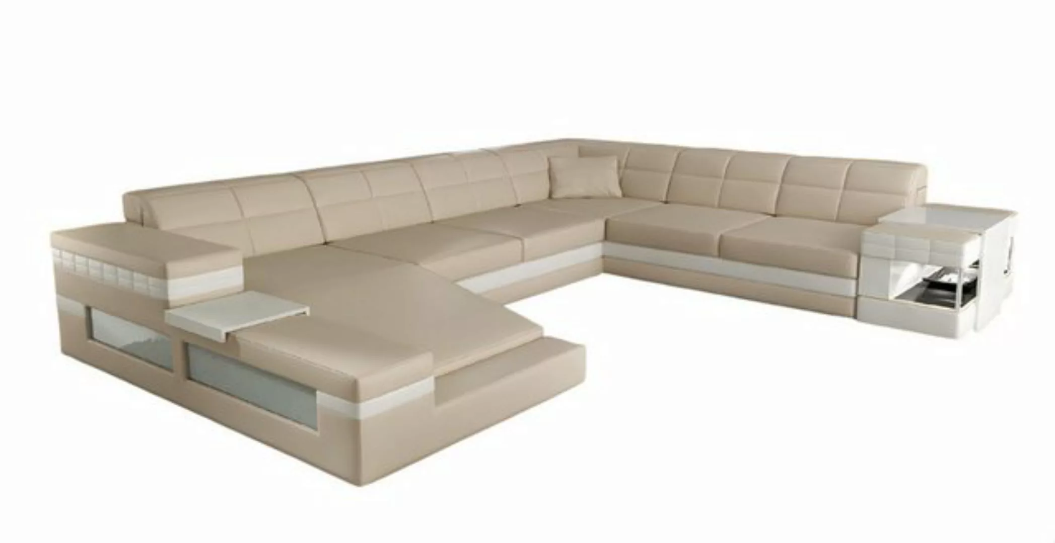 Xlmoebel Ecksofa Wohnlandschaft mit Designer-Sofa und USB-Anschluss, Großes günstig online kaufen