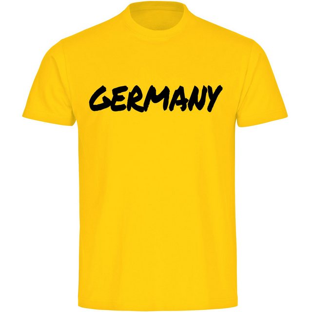 multifanshop T-Shirt Herren Germany - Textmarker - Männer günstig online kaufen