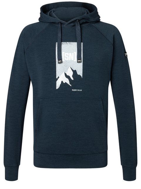 SUPER.NATURAL Sweatshirt für Herren, Merino FAVOURITE 2 PITCH mit Berg Moti günstig online kaufen