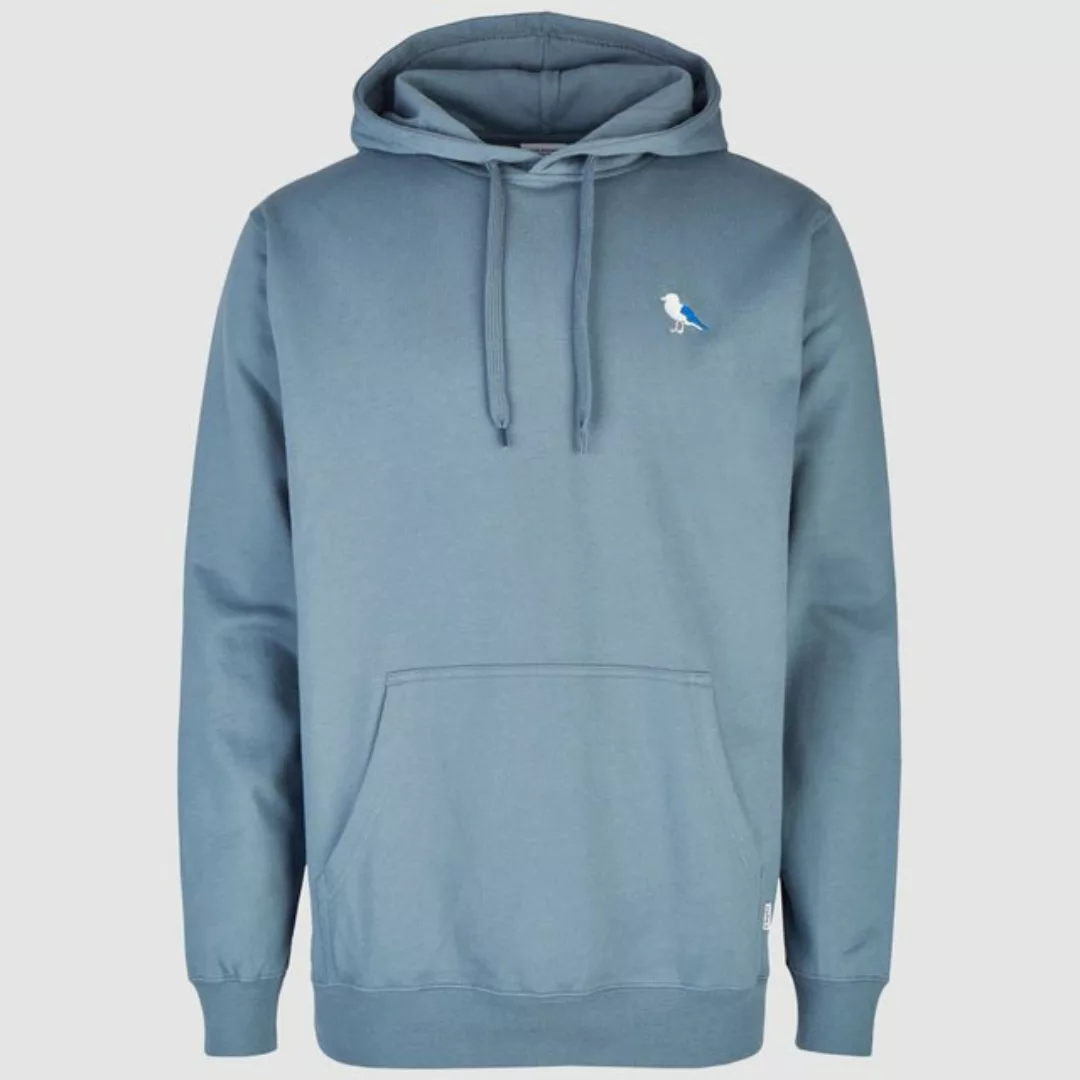 Cleptomanicx Kapuzenpullover Cleptomanicx Regular Hooded "Embro Gull 2" Blu günstig online kaufen