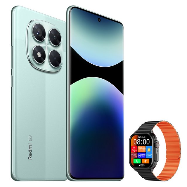 Xiaomi Redmi Note 14 Pro 5G 12+512GB Smartphone & Smartwatch Handy (6.67 Zo günstig online kaufen