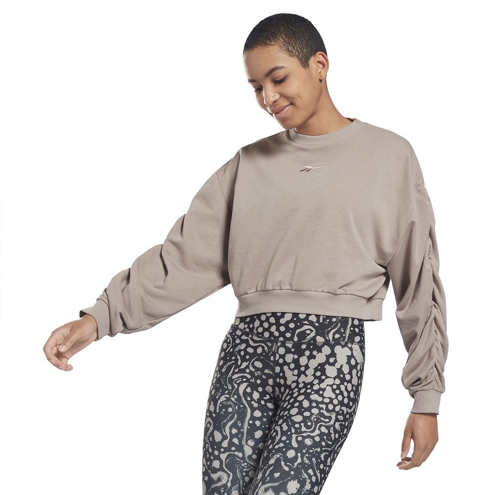 Reebok Knit Fashion Cover Up Pullover S Boulder Grey günstig online kaufen