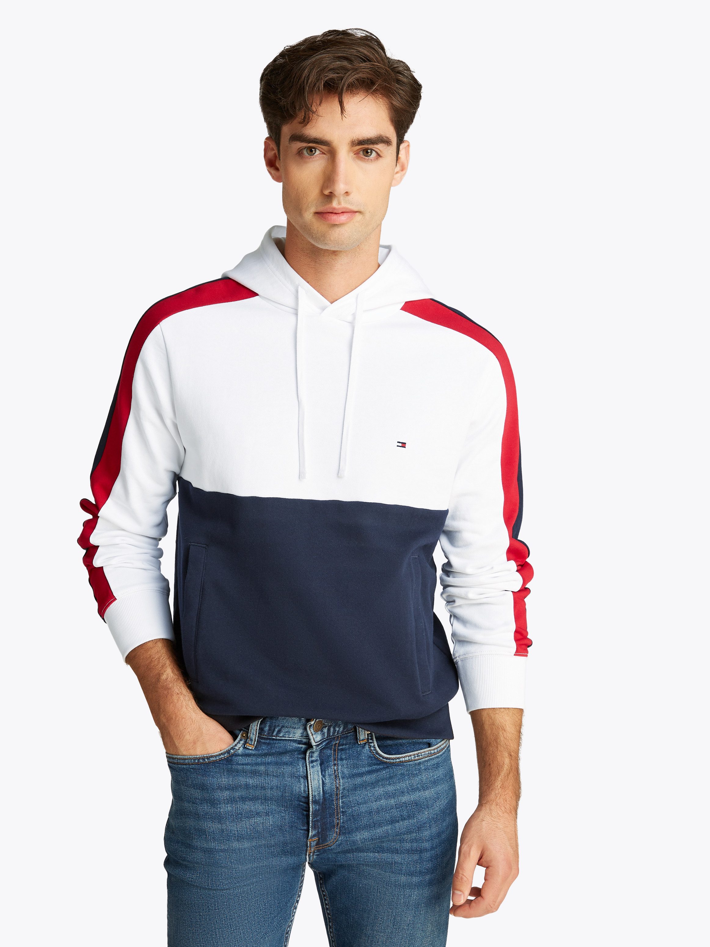 Tommy Hilfiger Hoodie GLOBAL STRIPE BLOCK günstig online kaufen