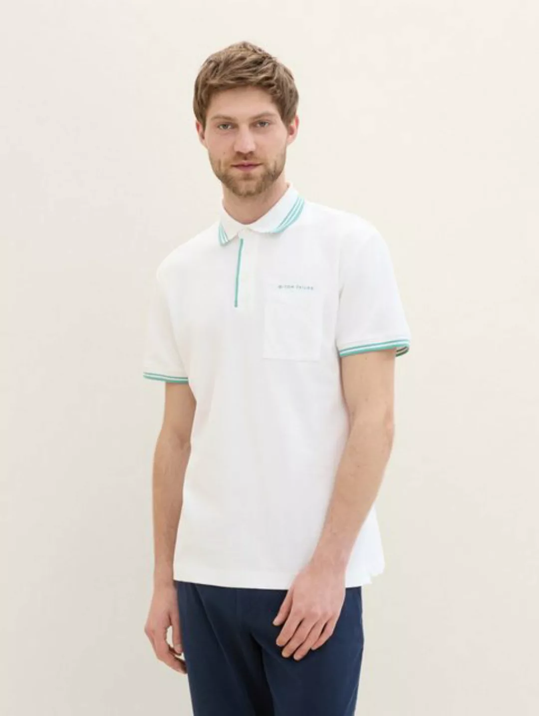 TOM TAILOR Poloshirt Poloshirt mit Brusttasche günstig online kaufen