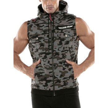 Code 22  Trainingsjacken Ärmellose Kapuzenjacke Cargo Code22 günstig online kaufen