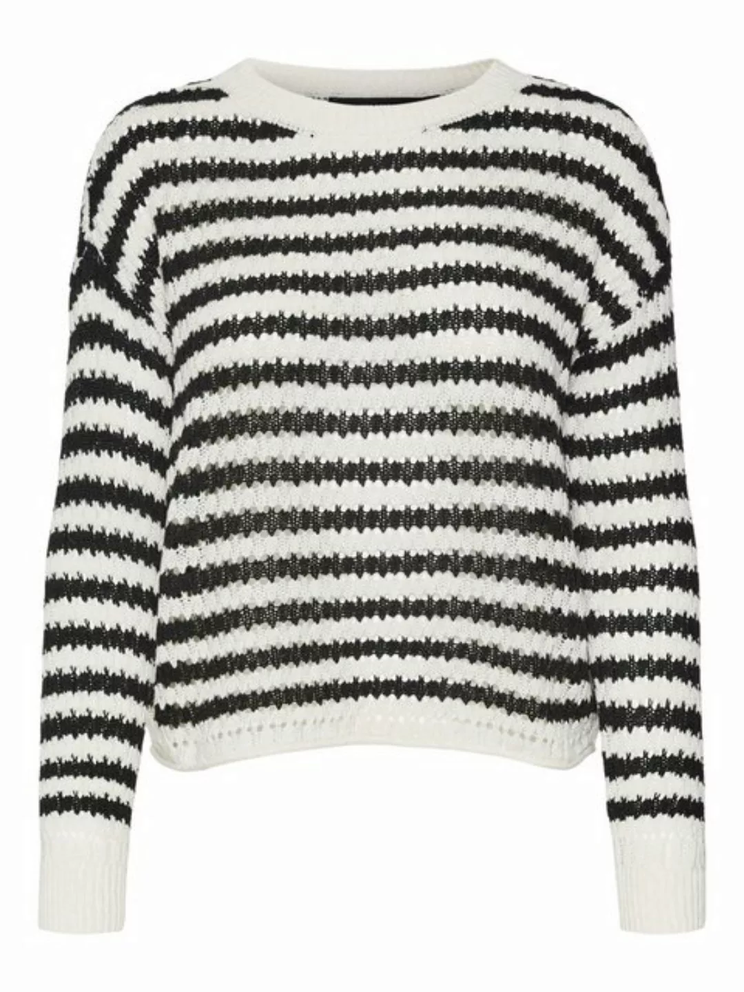 Vero Moda Strickpullover VMSPRING (1-tlg) Lochmuster günstig online kaufen