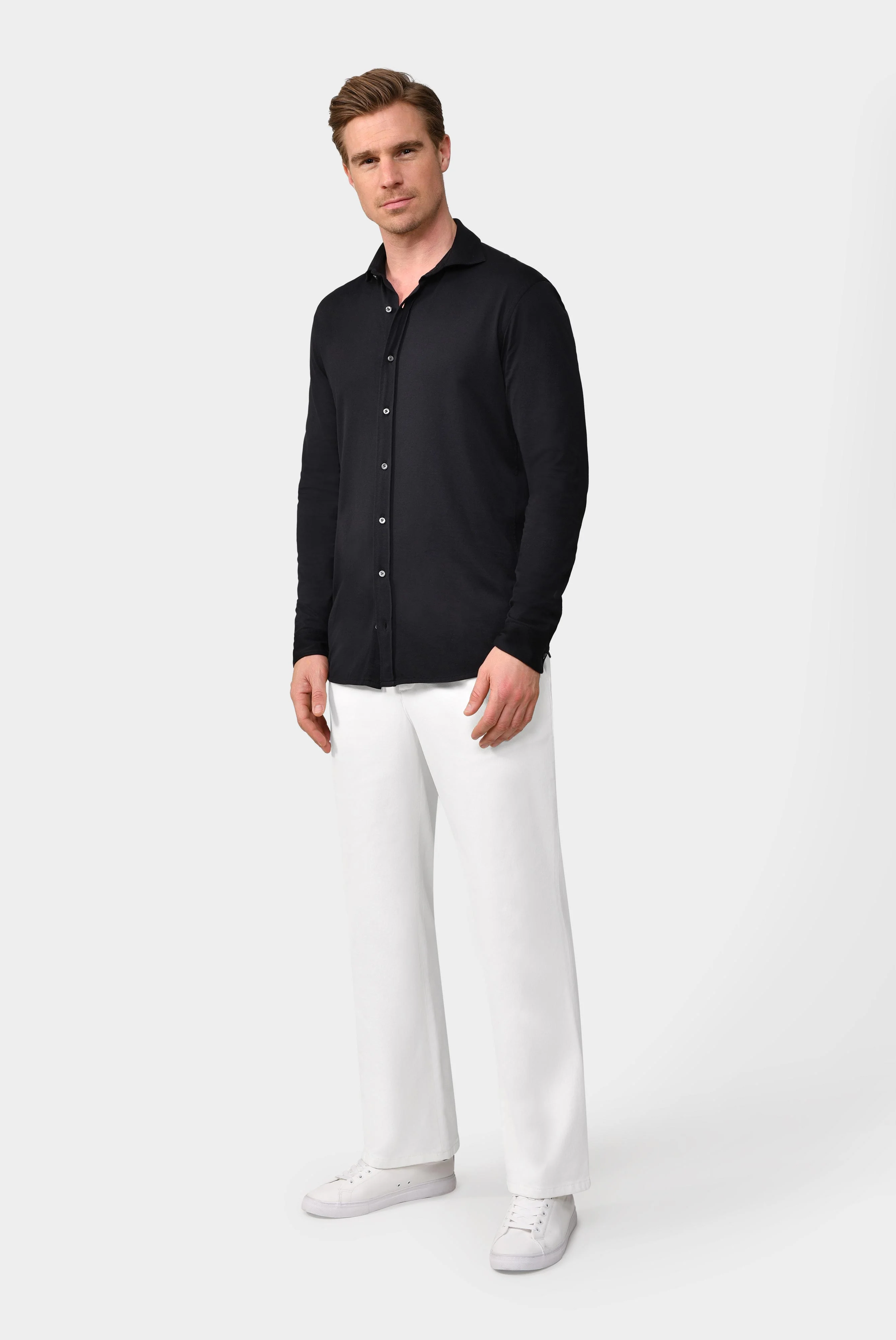 Jersey Shirt Urban Look Slim Fit günstig online kaufen