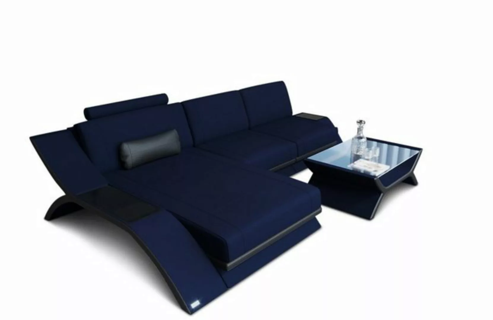 Sofa Dreams Ecksofa Polster Sofa Stoff Couch Calabria L Form Stoffsofa, Mik günstig online kaufen