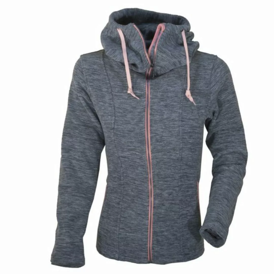 Blue Wave Fleecejacke Damen Kapuzenjacke Gina - Modische Jacke mit Kapuze E günstig online kaufen