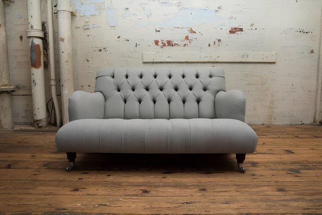 Xlmoebel Sofa Zweisitzer Stoffsofa Chesterfield, edles Design Luxus Polster günstig online kaufen