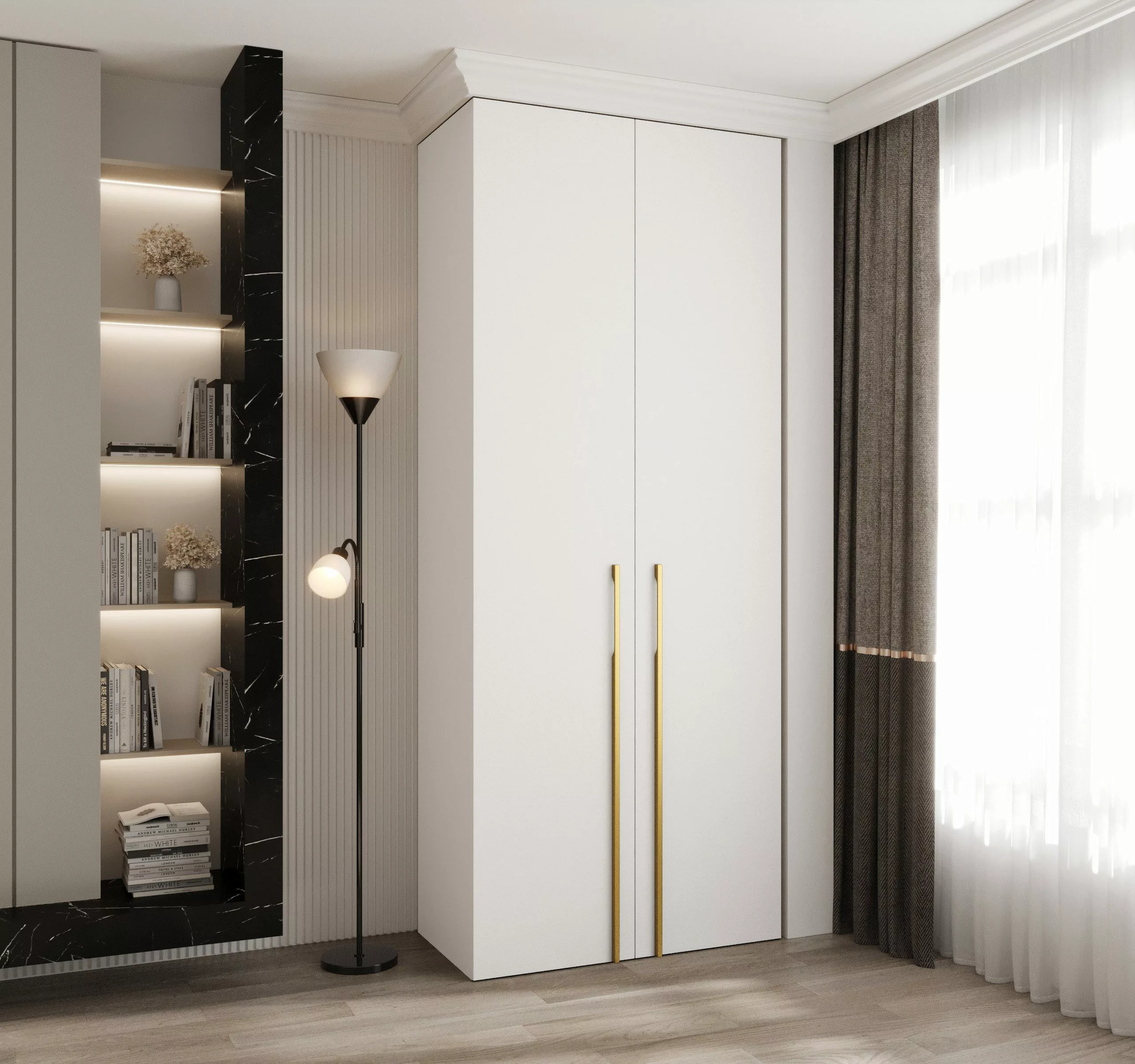 ABIKS MÖBEL Drehtürenschrank COMO 3 Schlafzimmerschrank günstig online kaufen