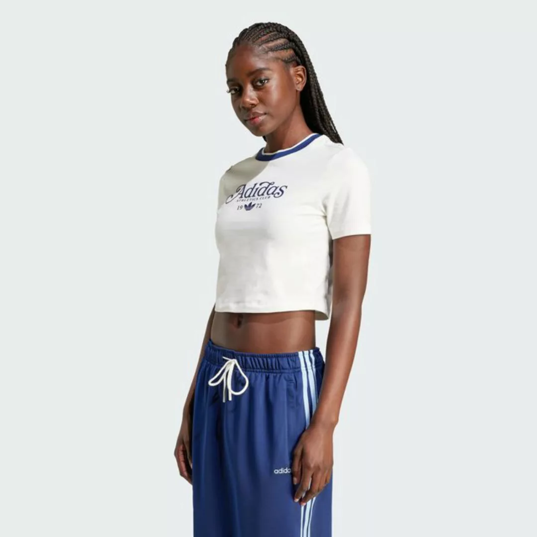 adidas Originals T-Shirt GRAPHIC BADGE SLIM 3-STREIFEN T-SHIRT günstig online kaufen
