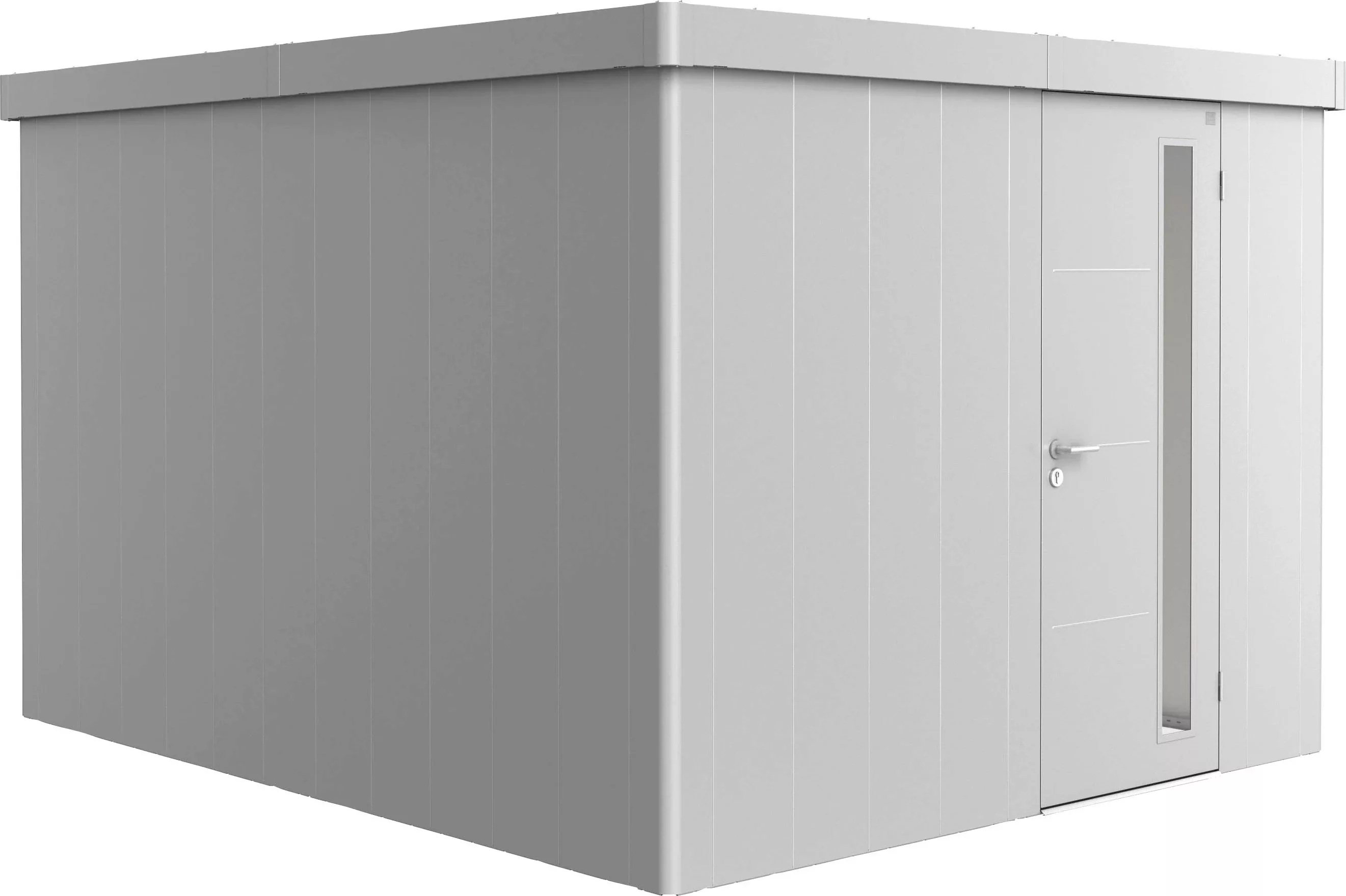 Biohort Gerätehaus Neo 4C Standardtüre Silber-Metallic günstig online kaufen