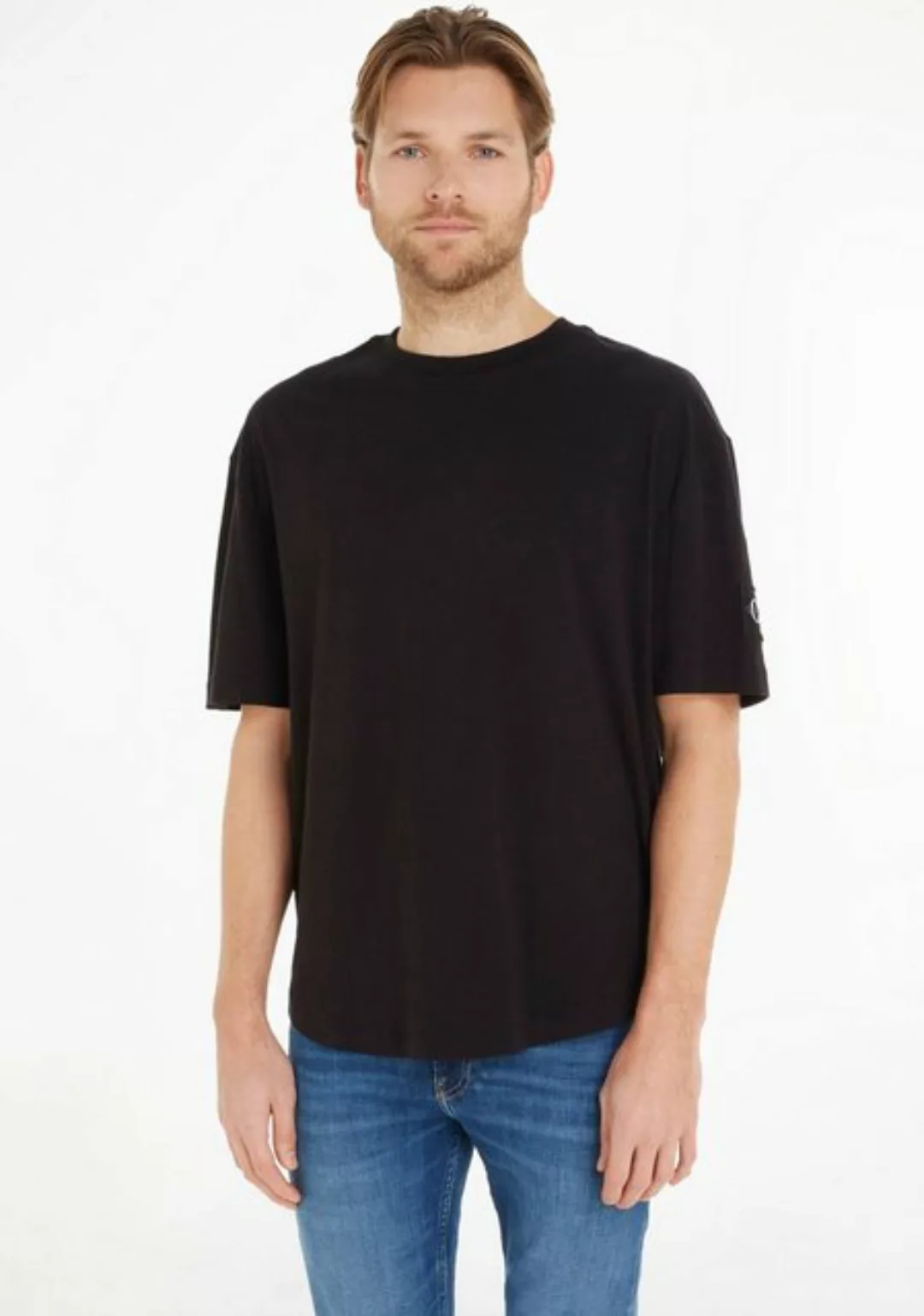 Calvin Klein Jeans T-Shirt MONOLOGO BADGE OVERSIZED TEE mit Calvin Klein Lo günstig online kaufen