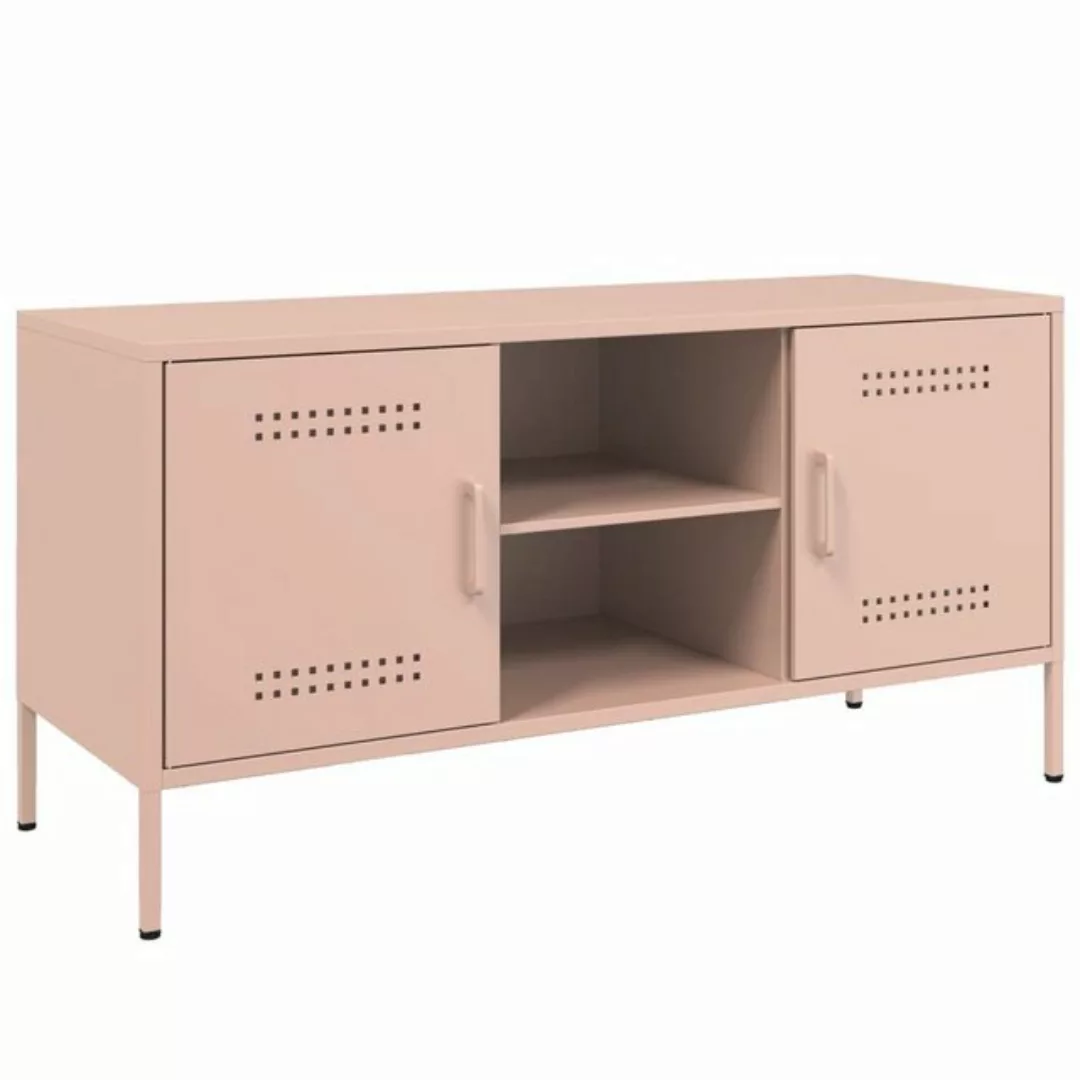 vidaXL Schrankmodule TV-Schrank Rosa 100,5x39x50,5 cm Stahl günstig online kaufen