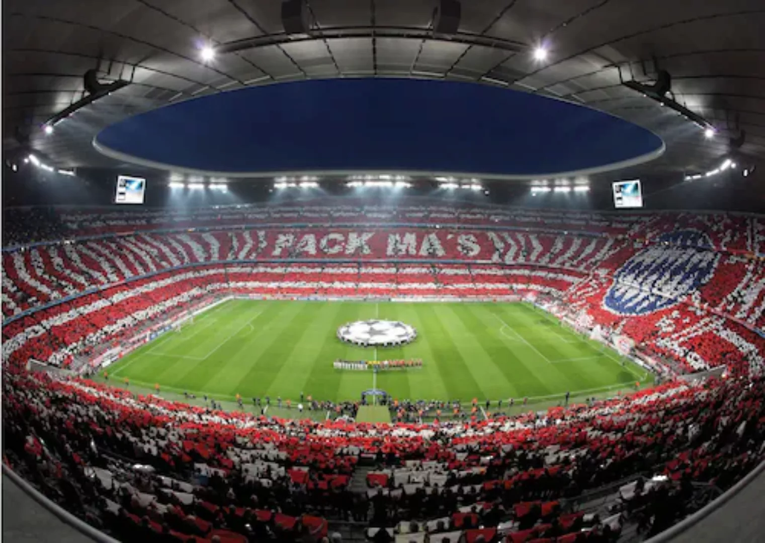 Wall-Art Fototapete »Bayern München Stadion Choreo Pack Mas« günstig online kaufen