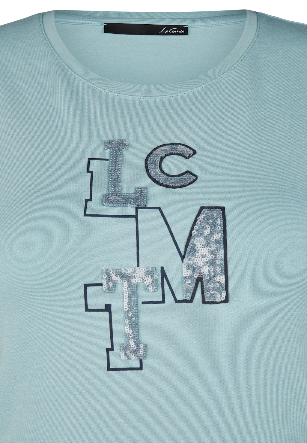 LeComte Print-Shirt "LeComte T-Shirt mit funkelndem Logo-Print" günstig online kaufen