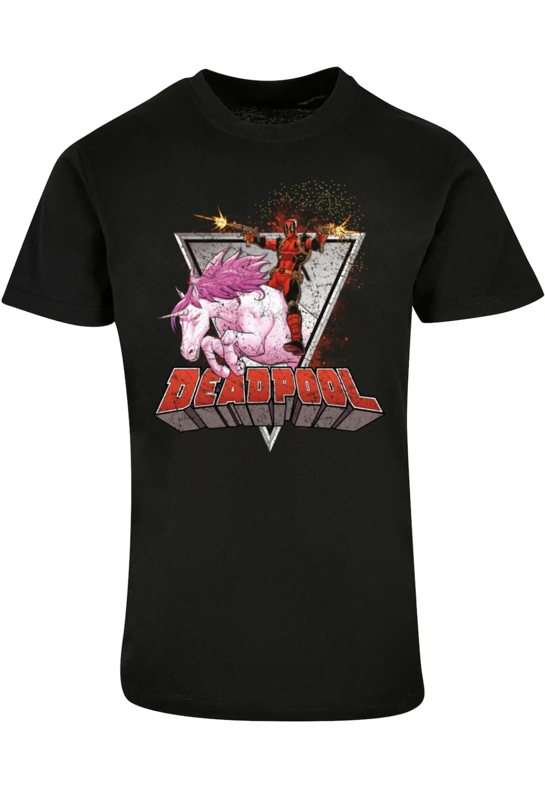 ABSOLUTE CULT T-Shirt "ABSOLUTE CULT Herren Deadpool - Rides a Unicorn T-Sh günstig online kaufen
