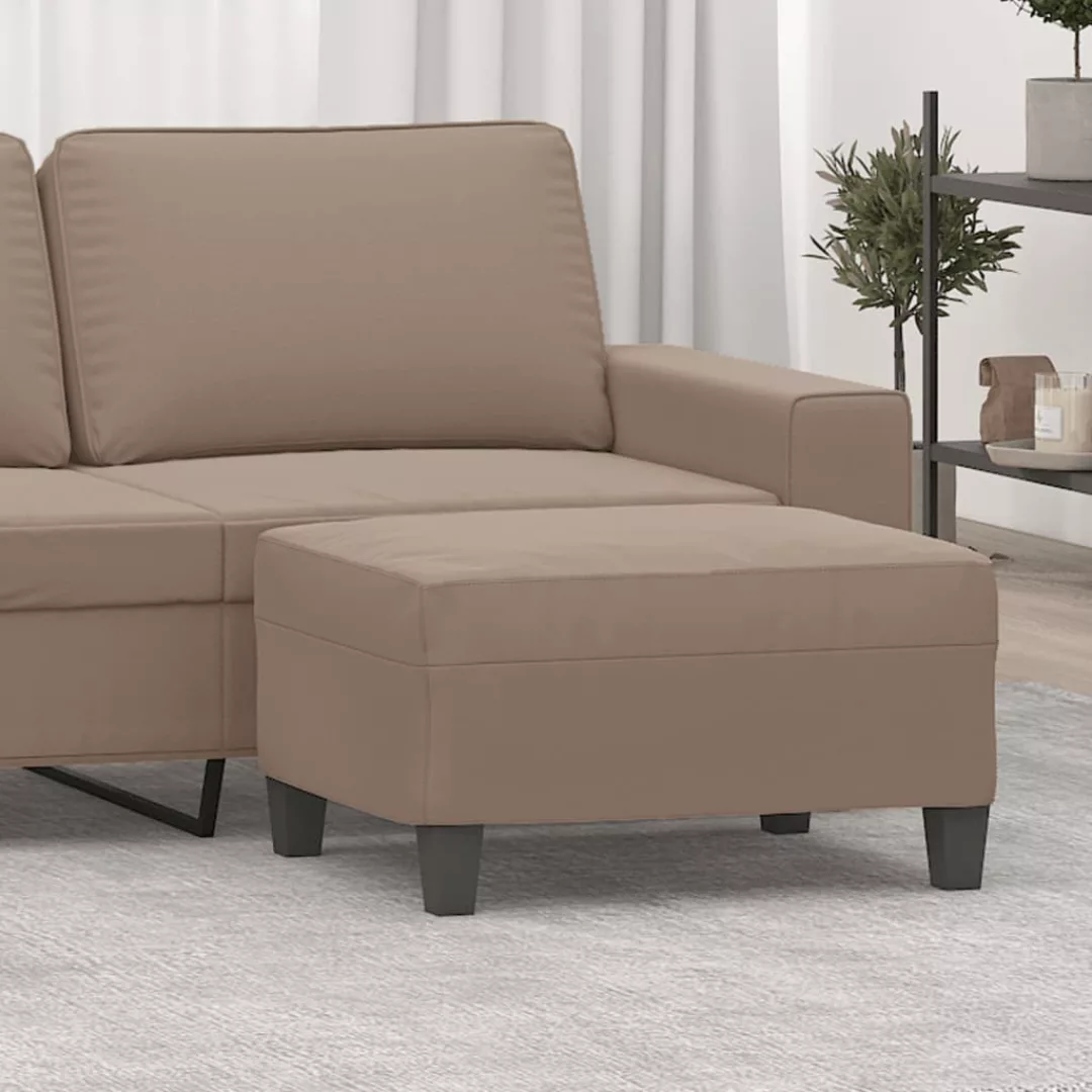 Vidaxl Fußhocker Taupe 70x55x41 Cm Mikrofasergewebe günstig online kaufen