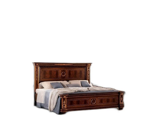 Xlmoebel Bett Schlafzimmer Bett Braun Modern Design Luxus Holz (1-tlg., Bet günstig online kaufen