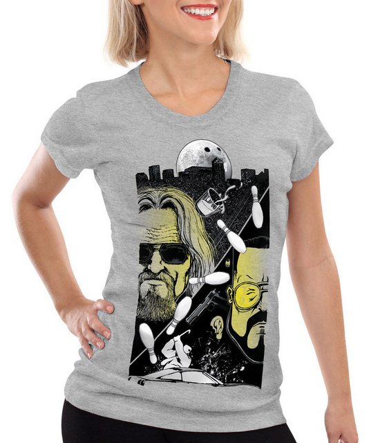 style3 T-Shirt The Dude lebowski bowling bowler big Jeff Bridges john goodm günstig online kaufen