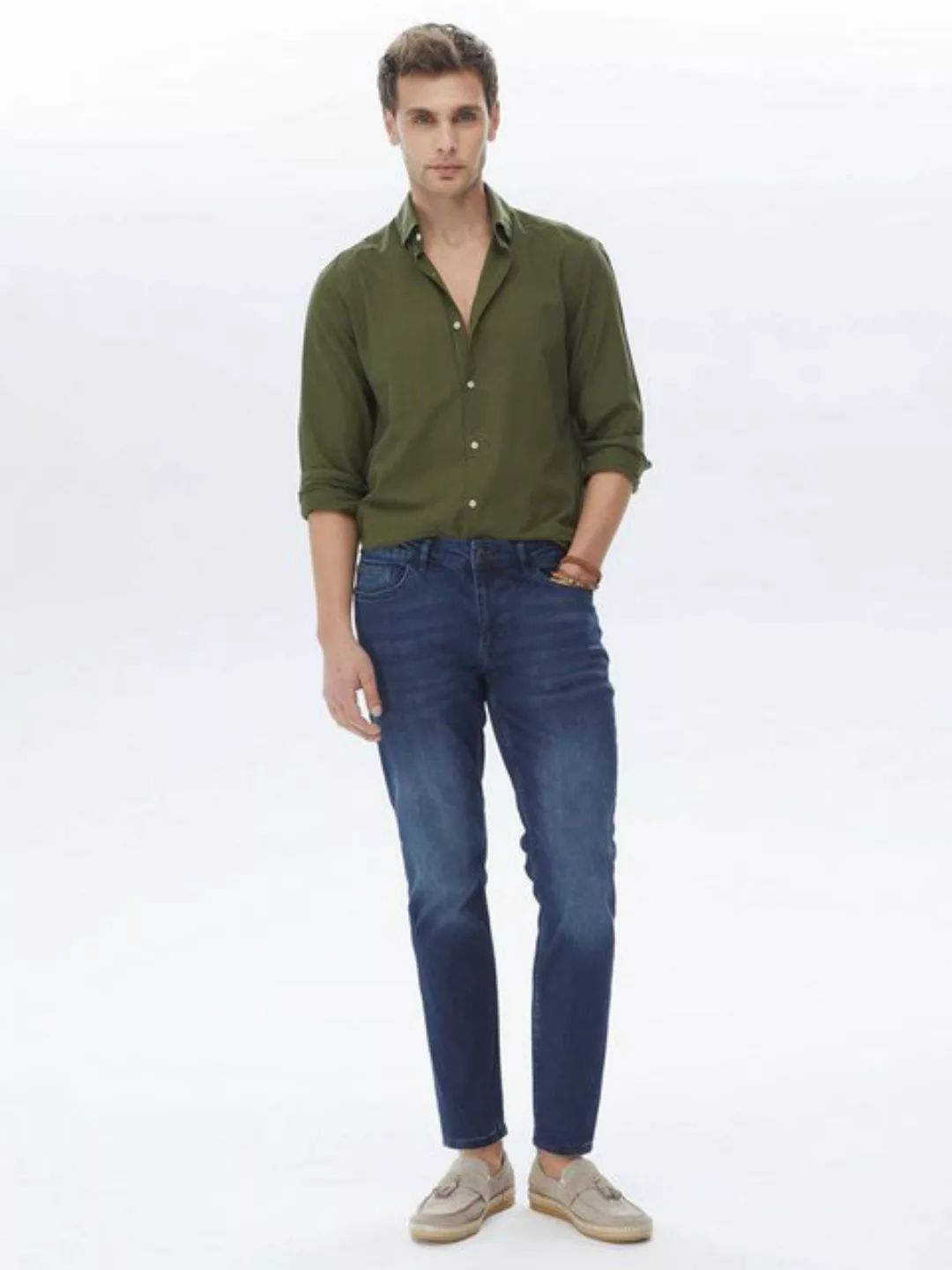 KİP Regular-fit-Jeans Lacivert Slim Fit Denim Baumwollmischung Hose günstig online kaufen