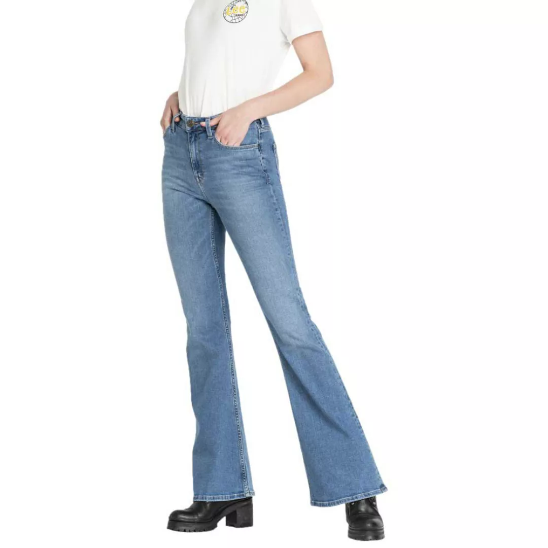 Lee Damen Jeans Breese - Bootcut - Blau - Jaded günstig online kaufen