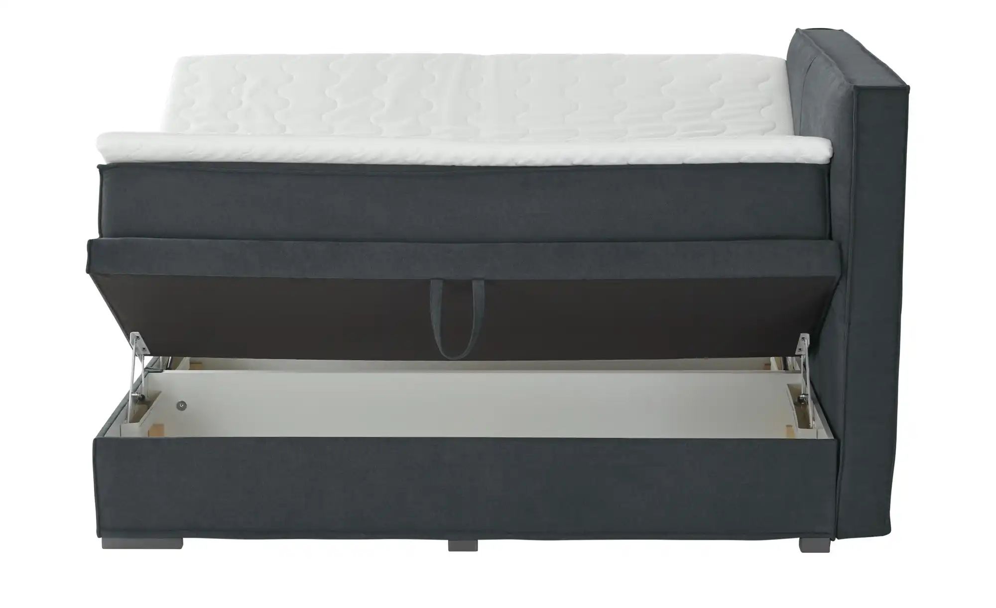 Boxi Boxspringbett mit trendigem Keder Boxi ¦ grau ¦ Maße (cm): B: 160 H: 1 günstig online kaufen