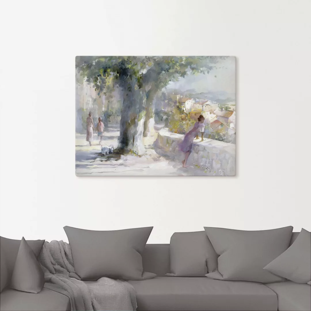 Artland Wandbild "Flüsternder Wind", Gruppen & Familien, (1 St.), als Leinw günstig online kaufen