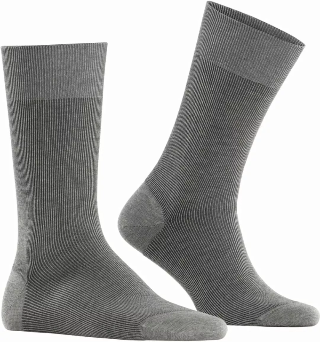 Falke Socke Fine Shadow Anthrazit - Größe 45-46 günstig online kaufen