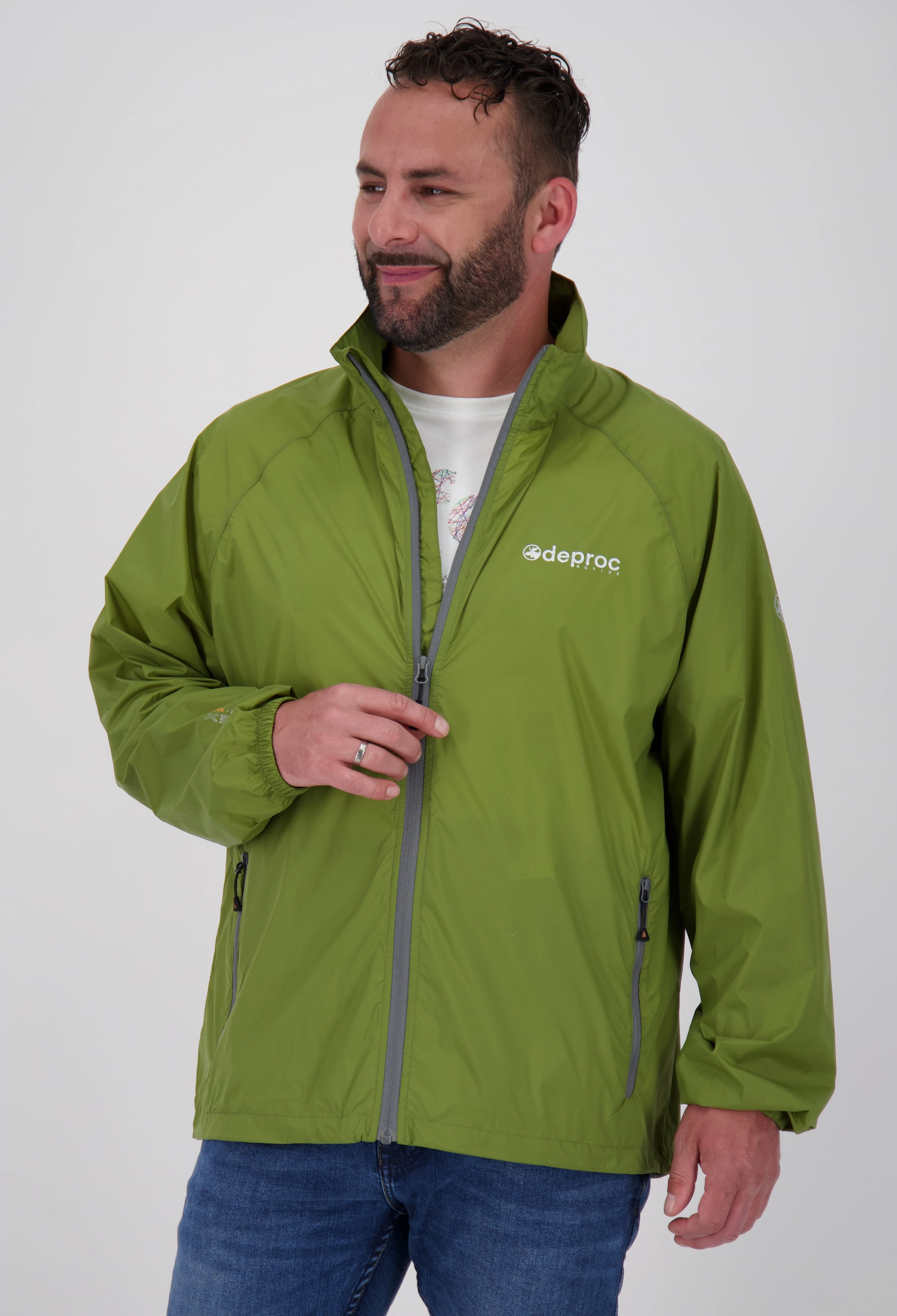 DEPROC Active Regenjacke "ROBSON MEN", auch in Großen Größen erhältlich günstig online kaufen