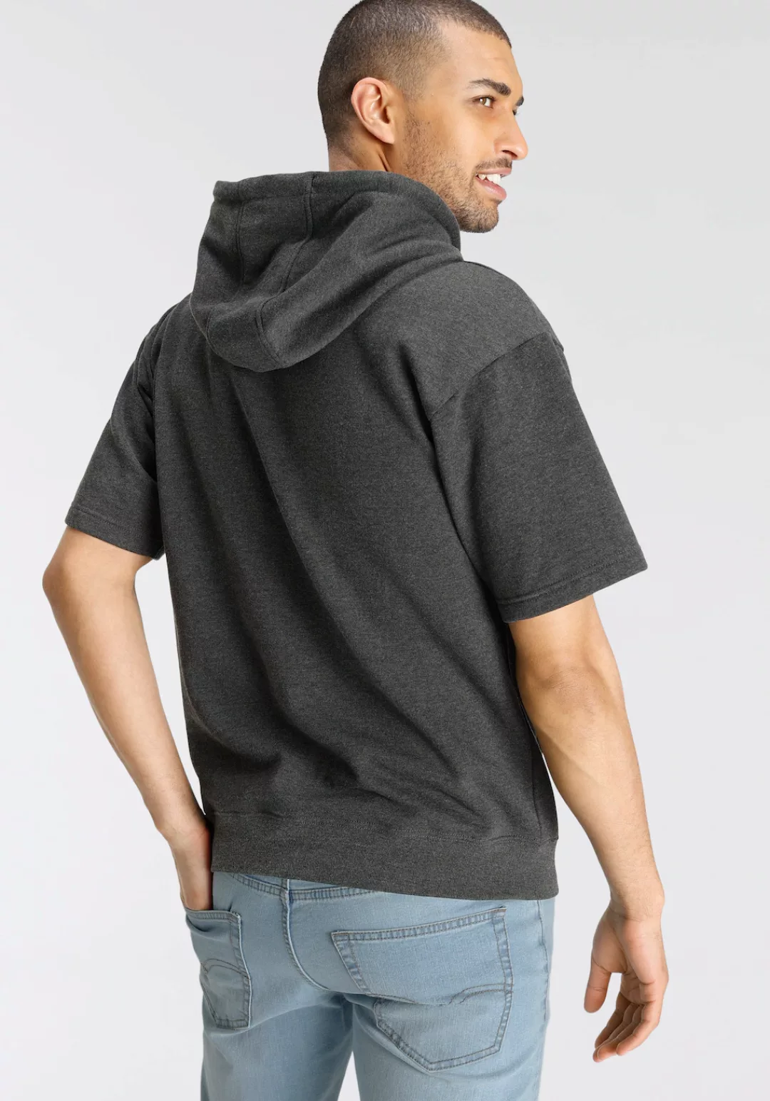 AJC Sweatshirt mit Känguru-Tasche günstig online kaufen