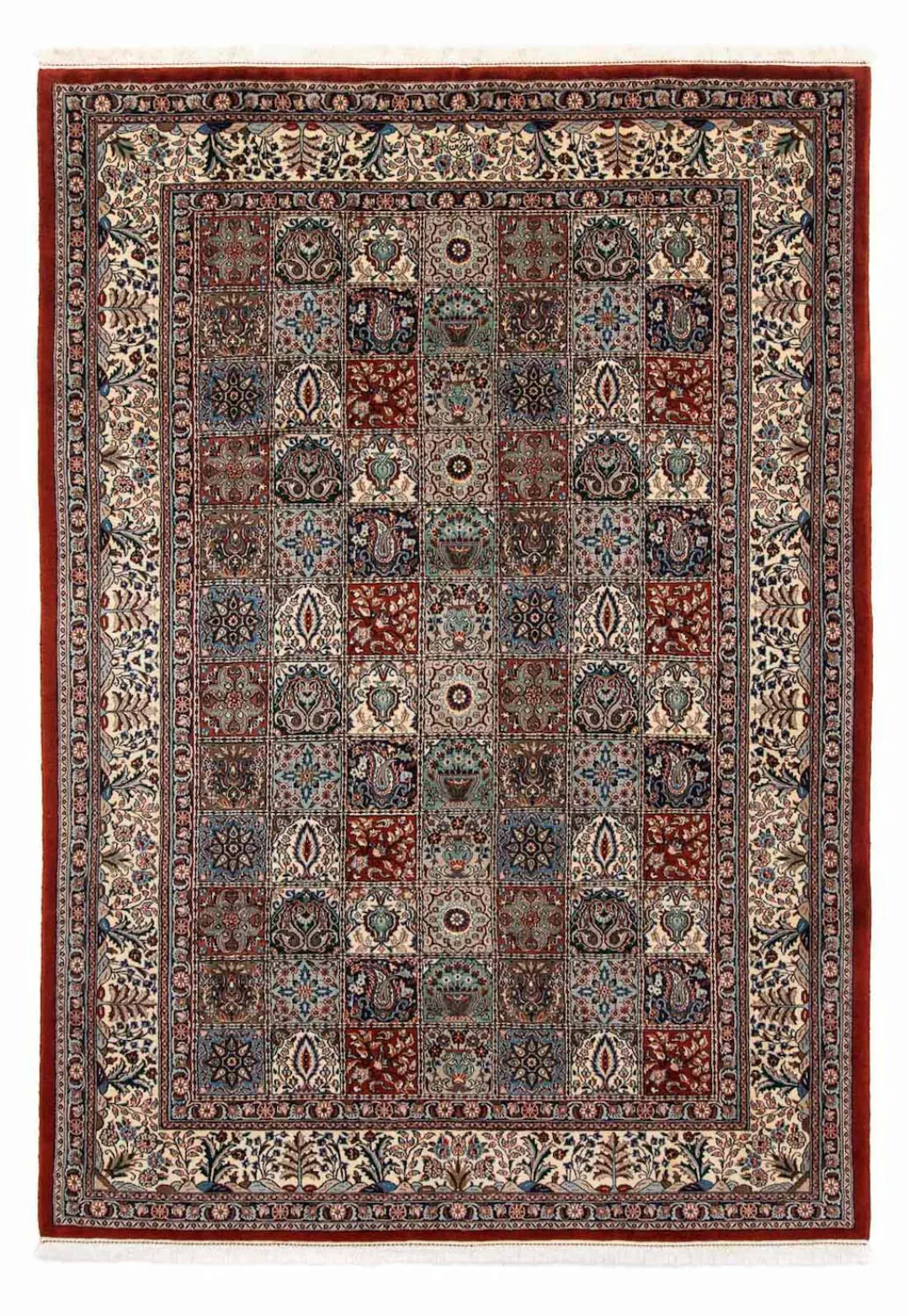 morgenland Wollteppich »Moud Felder 291 x 205 cm«, rechteckig, 10 mm Höhe, günstig online kaufen